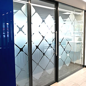 Industrial style double glazed doors for your partition wall system.