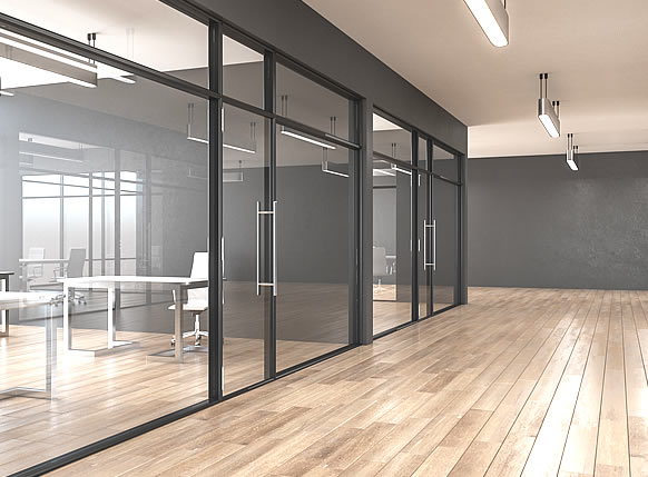 Our range of double glazed partitioning sections is extensive and supplied to the highest quality standards.