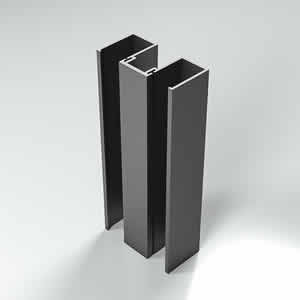 Partition U channels for solid and glass wall systems.